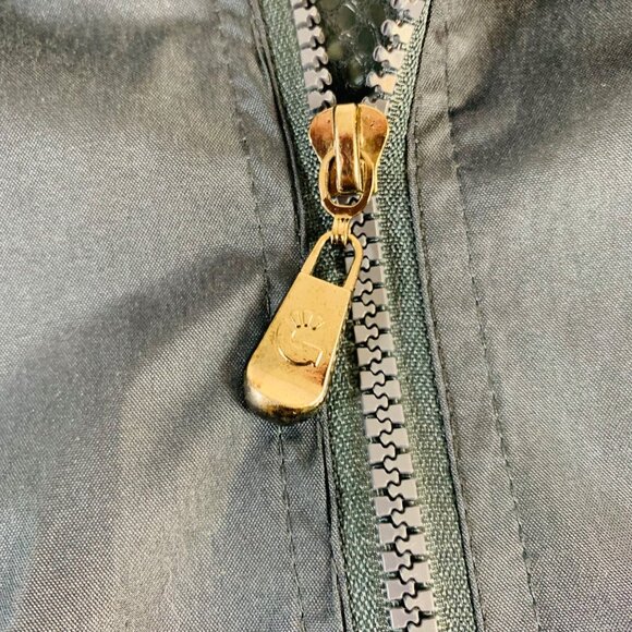 St Augustine Lighthouse Windbreaket Jacket Mens Size M Navy Beige VTG Maritime - Picture 5 of 15